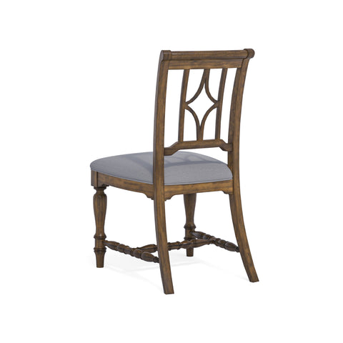 Plymouth - Uph Dining Chair - Medium Brown Finish - Premium Dining Chairs from Flexsteel - Just $300! Shop now at brett interiors