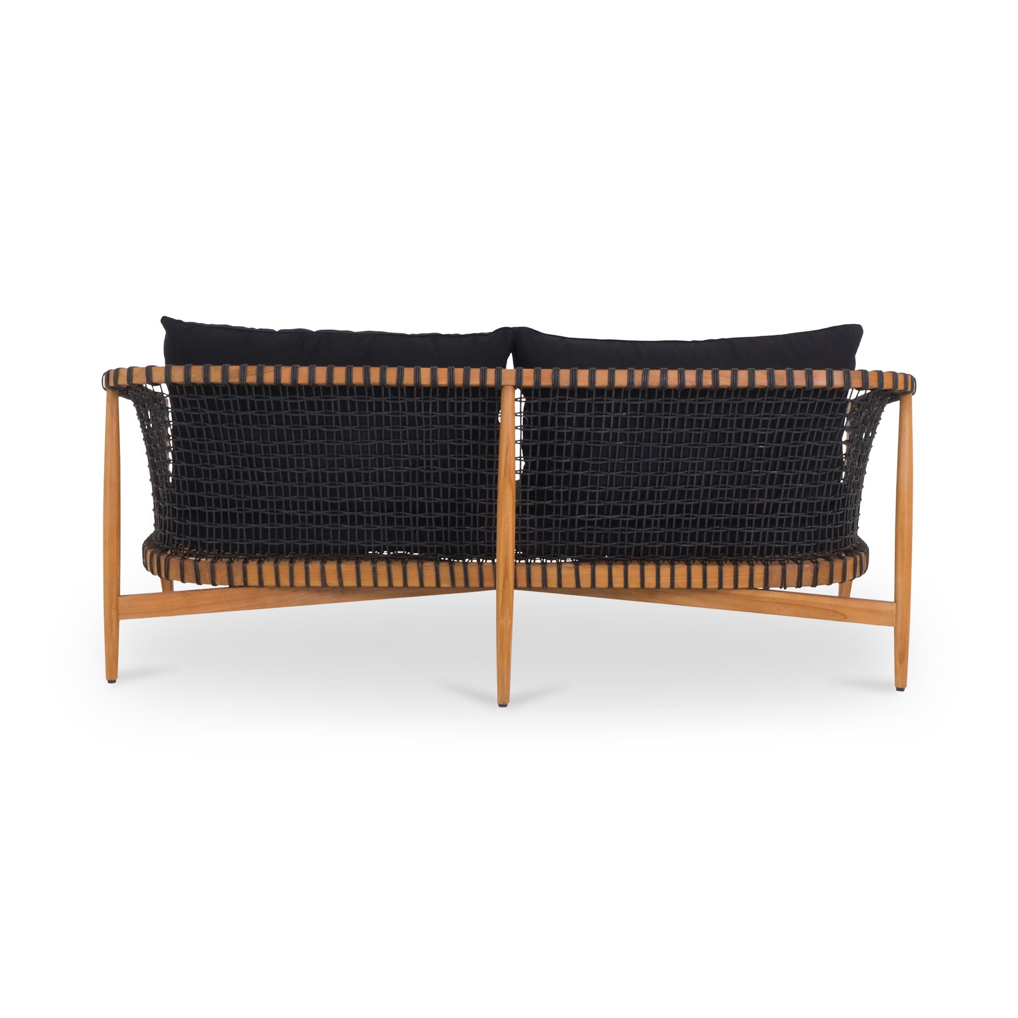 Kuna - Outdoor Sofa - Black - Premium Sofas from Moe's Home Collection - Just $6247.50! Shop now at brett interiors