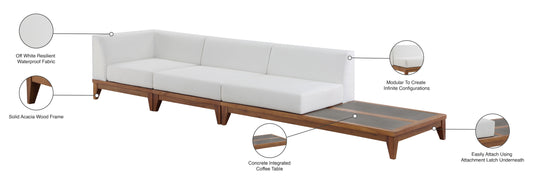 Rio - Modular Sofa - Off White - Concrete - Modern & Contemporary - Premium Sofas from Meridian Furniture - Just $4925! Shop now at brett interiors