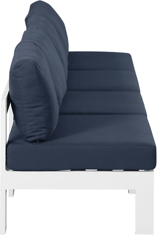 Nizuc - Outdoor Patio Modular Sofa 4 Seats - Navy - Premium Sofas from Meridian Furniture - Just $3450! Shop now at brett interiors