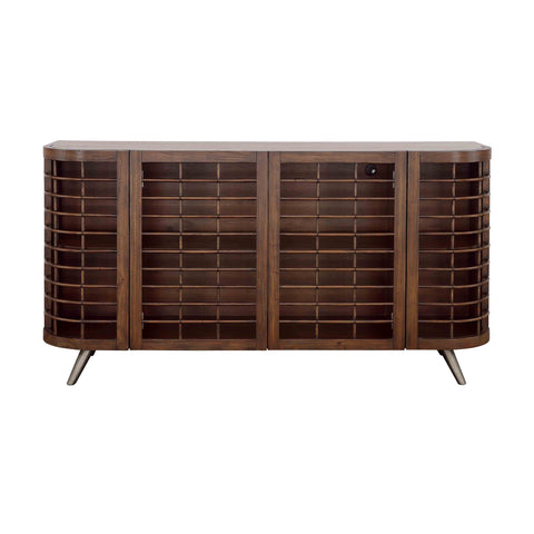 Manchester - Four Door Credenza - Brown - Premium Credenzas from Coast2Coast Home - Just $4537.50! Shop now at brett interiors