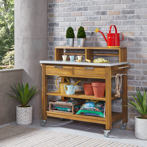 Maho - Potting Bench - Premium Benches from Homestyles - Just $1664.98! Shop now at brett interiors