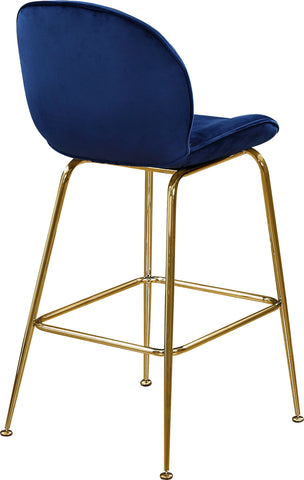 Paris - Stool with Gold Legs (Set of 2) - Premium Stool Sets from Meridian Furniture - Just $650! Shop now at brett interiors