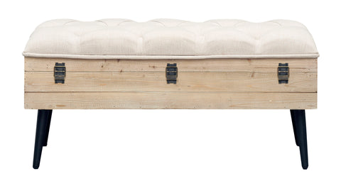 Monroe - Accent Storage Bench - Natural / Beige - Premium Storage Benches from Coast2Coast Home - Just $907.50! Shop now at brett interiors