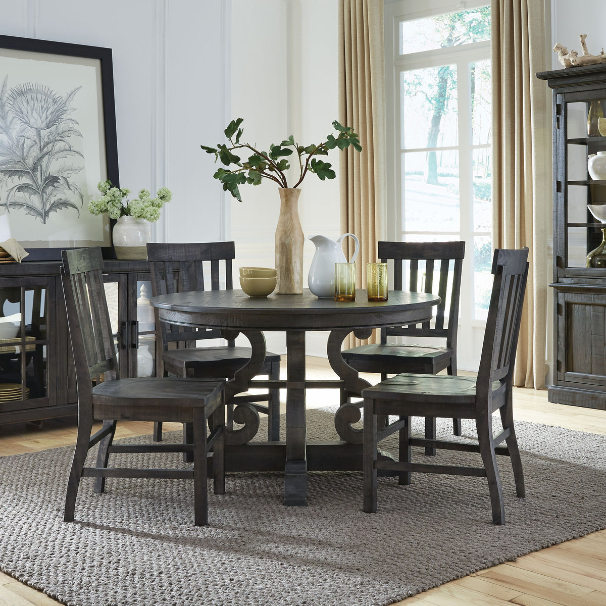 Bellamy - Round Dining Table - Premium Dining Tables from Magnussen Furniture - Just $1228! Shop now at brett interiors