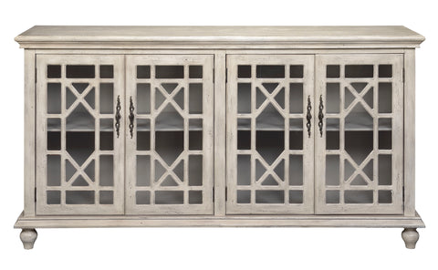 Spencer - Four Door Credenza - Millstone Texture Ivory - Premium Credenzas from Coast2Coast Home - Just $4125! Shop now at brett interiors