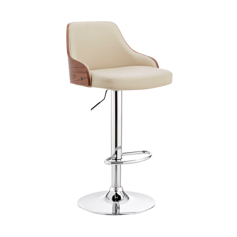 Asher - Adjustable Bar Stool - Premium Adjustable Height from Armen Living - Just $200! Shop now at brett interiors