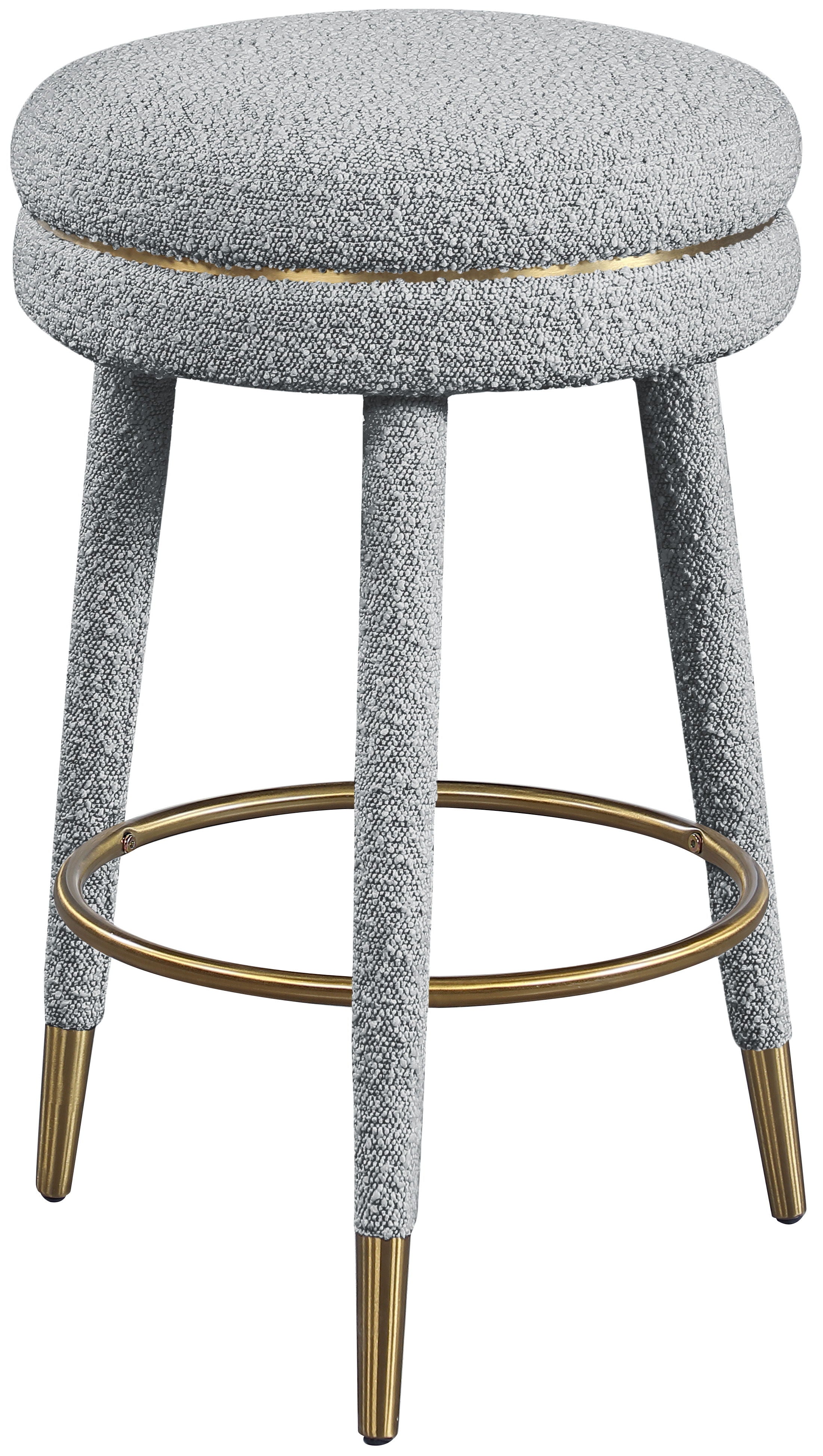 Coral - Counter Stool - Gray - Premium Counter Height (24"-27") from Meridian Furniture - Just $362.50! Shop now at brett interiors