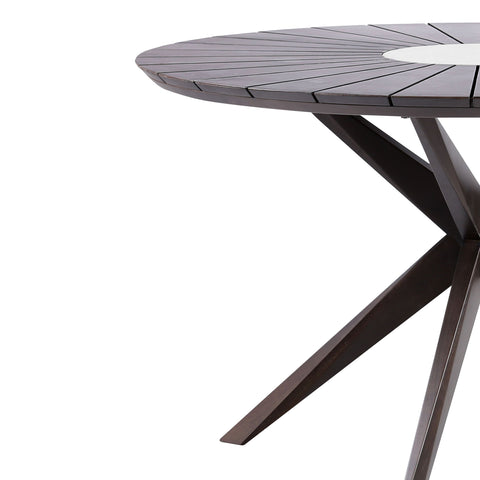 Oasis - Outdoor / Concrete Round Dining Table - Premium Dining Tables from Armen Living - Just $1290! Shop now at brett interiors