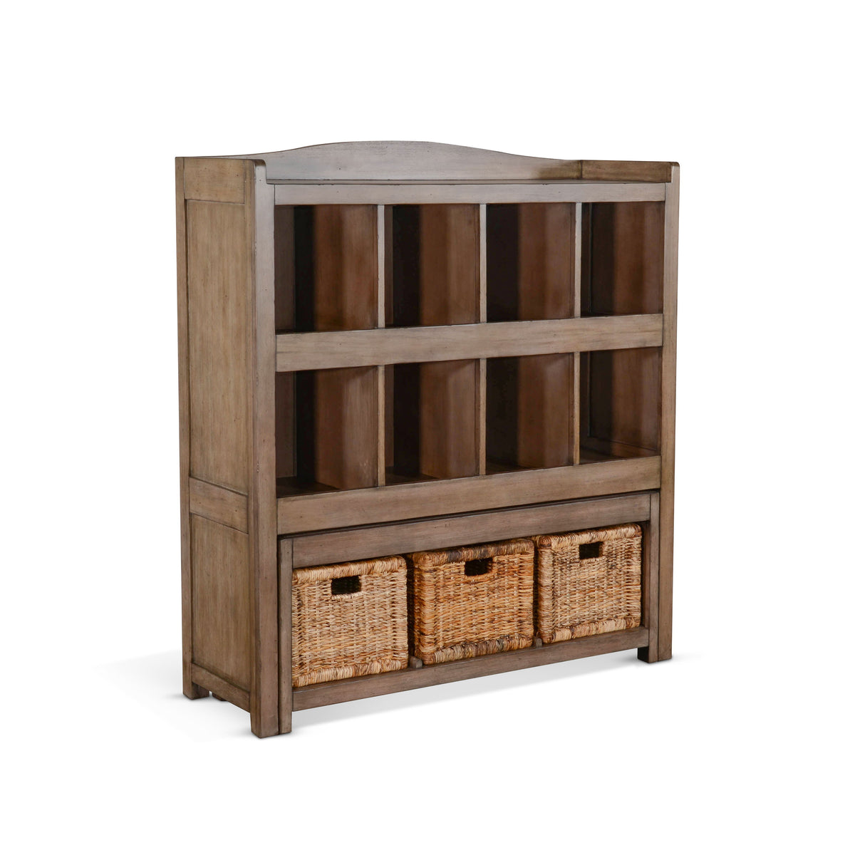 Doe Valley - Storage Bookcase And Bench - Light Brown - Premium Standard Bookcases from Sunny Designs - Just $1219! Shop now at brett interiors