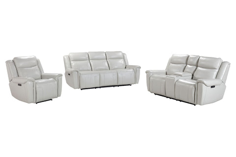 Atlantis - Power Reclining Zero Gravity Sofa Loveseat And Recliner - Whisper Ivory - Premium 3 Piece Living Room Sets from Parker Living - Just $4142.50! Shop now at brett interiors