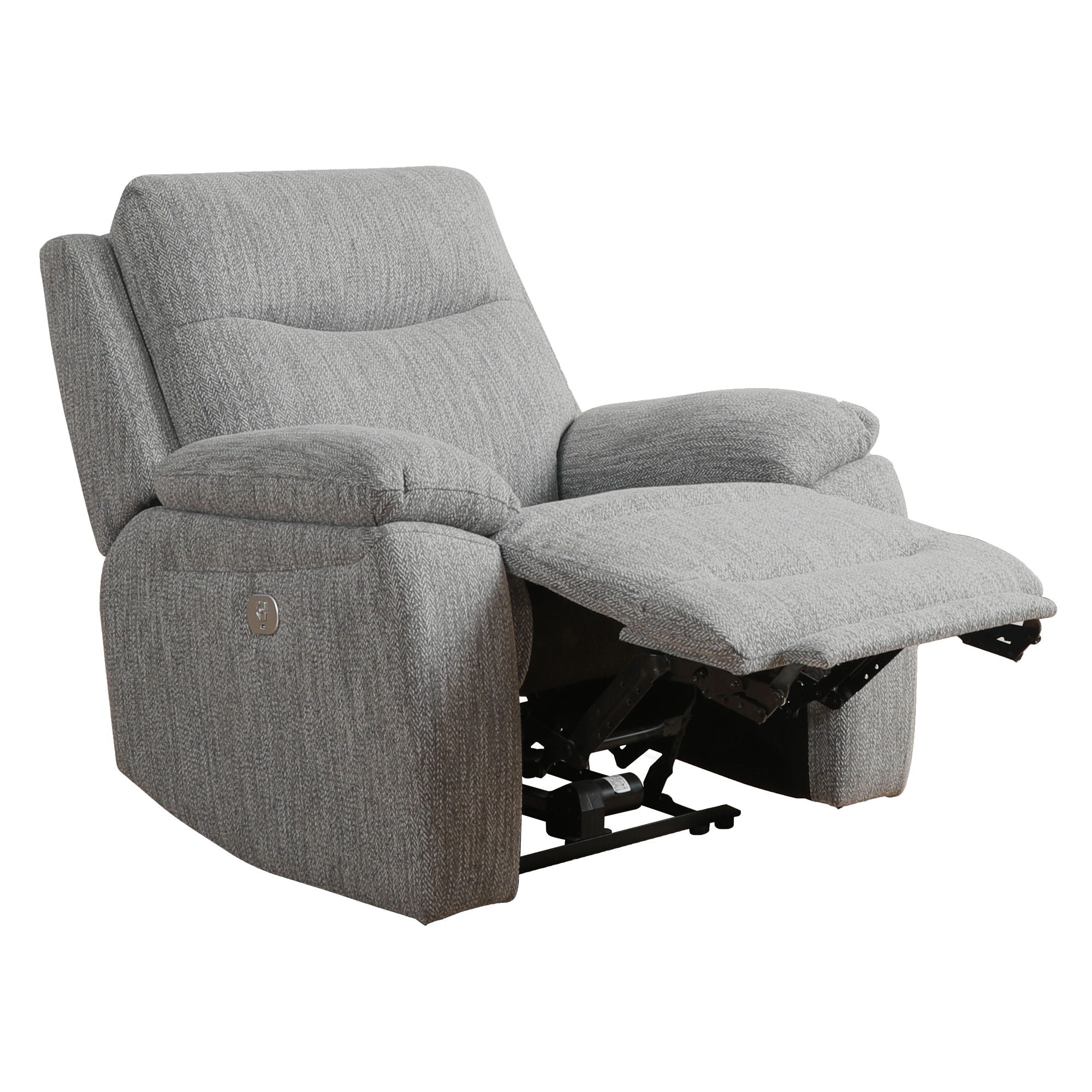 Apollo - Power Zero Gravity Recliner - Weave Grey - Premium Reclining Chairs from Parker Living - Just $922.50! Shop now at brett interiors