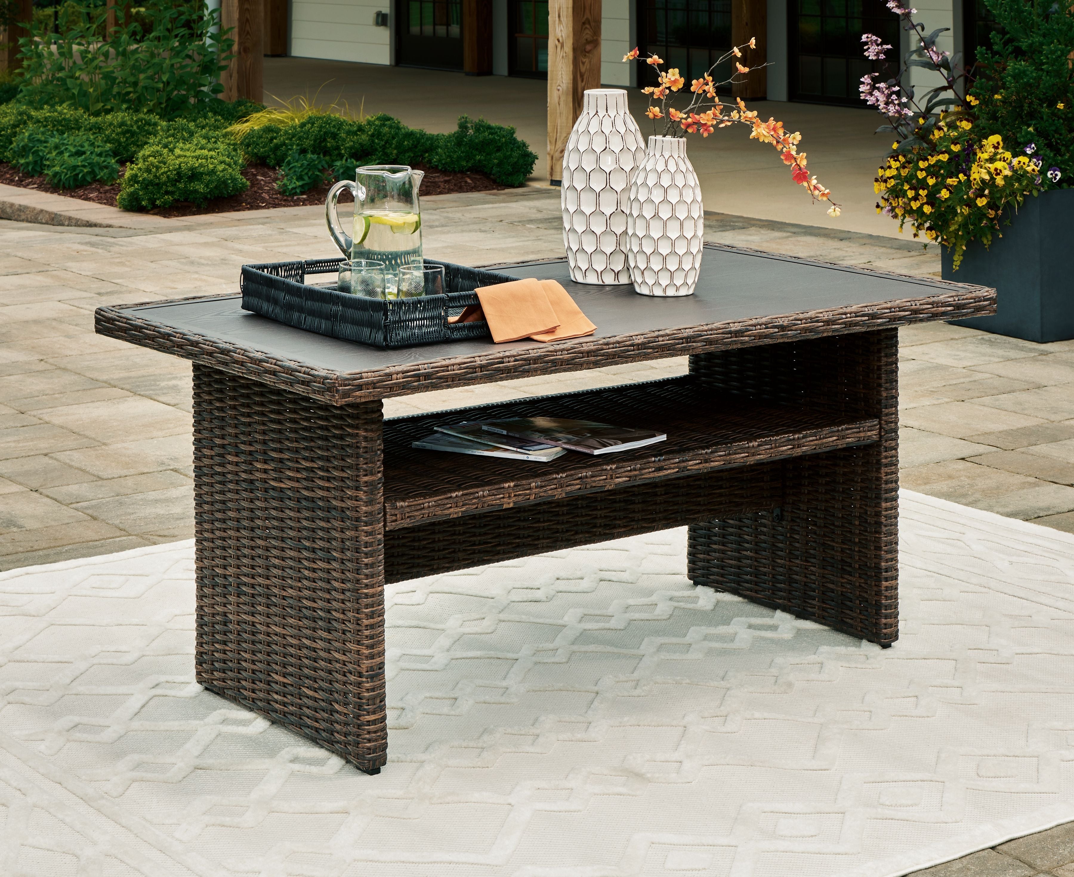 Brook Ranch - Brown - Rect Multi-use Table - Premium Dining Tables from Signature Design by Ashley® - Just $745! Shop now at brett interiors