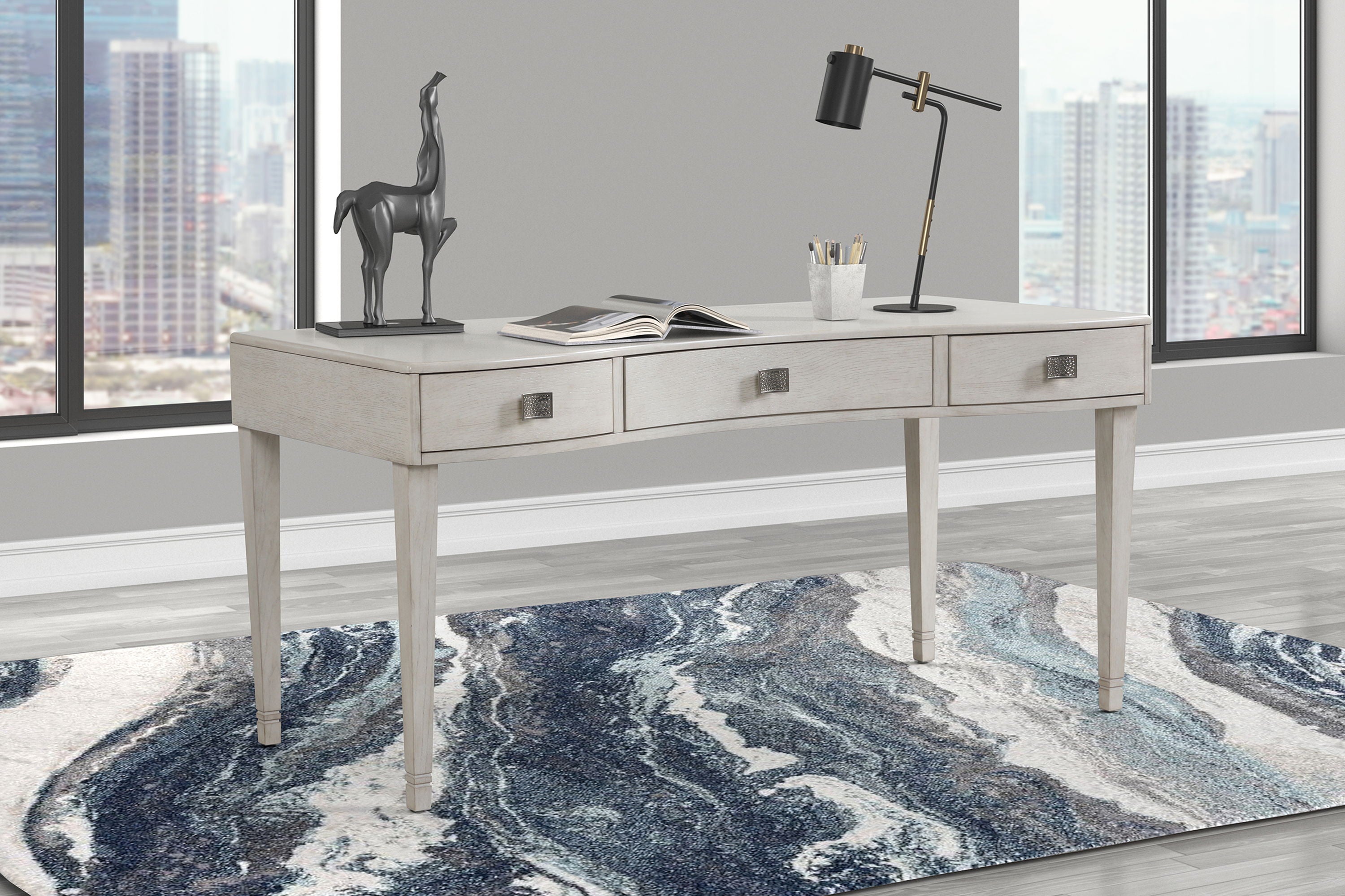 Addison - Writing Desk - Chiffon White - Premium Writing Desks from Parker House - Just $697.50! Shop now at brett interiors