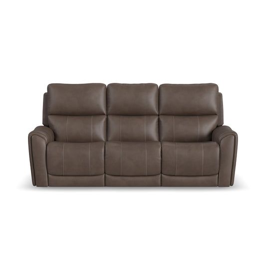 Carter - Power Reclining Sofa With Console & Power Headrests & Lumbar - Premium Reclining Sofas from Flexsteel - Just $3125! Shop now at brett interiors