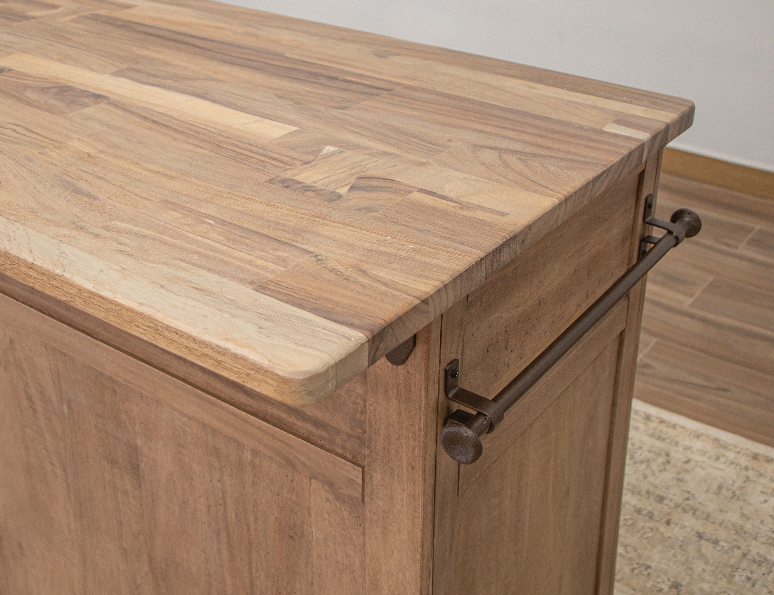 Natural Parota - Kitchen Island - Brown Cappuccino - Premium Islands & Carts from International Furniture Direct - Just $1775! Shop now at brett interiors