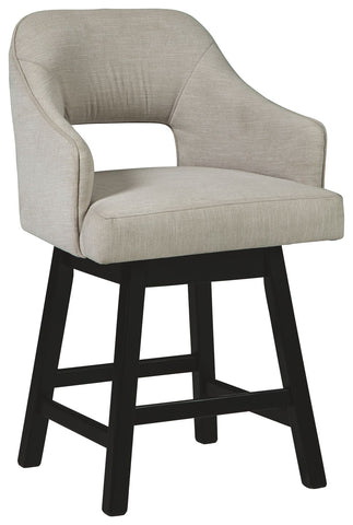 Tallenger - Upholstered Swivel Barstool (Set of 2) - Premium Stool Sets from Signature Design by Ashley® - Just $473.55! Shop now at brett interiors