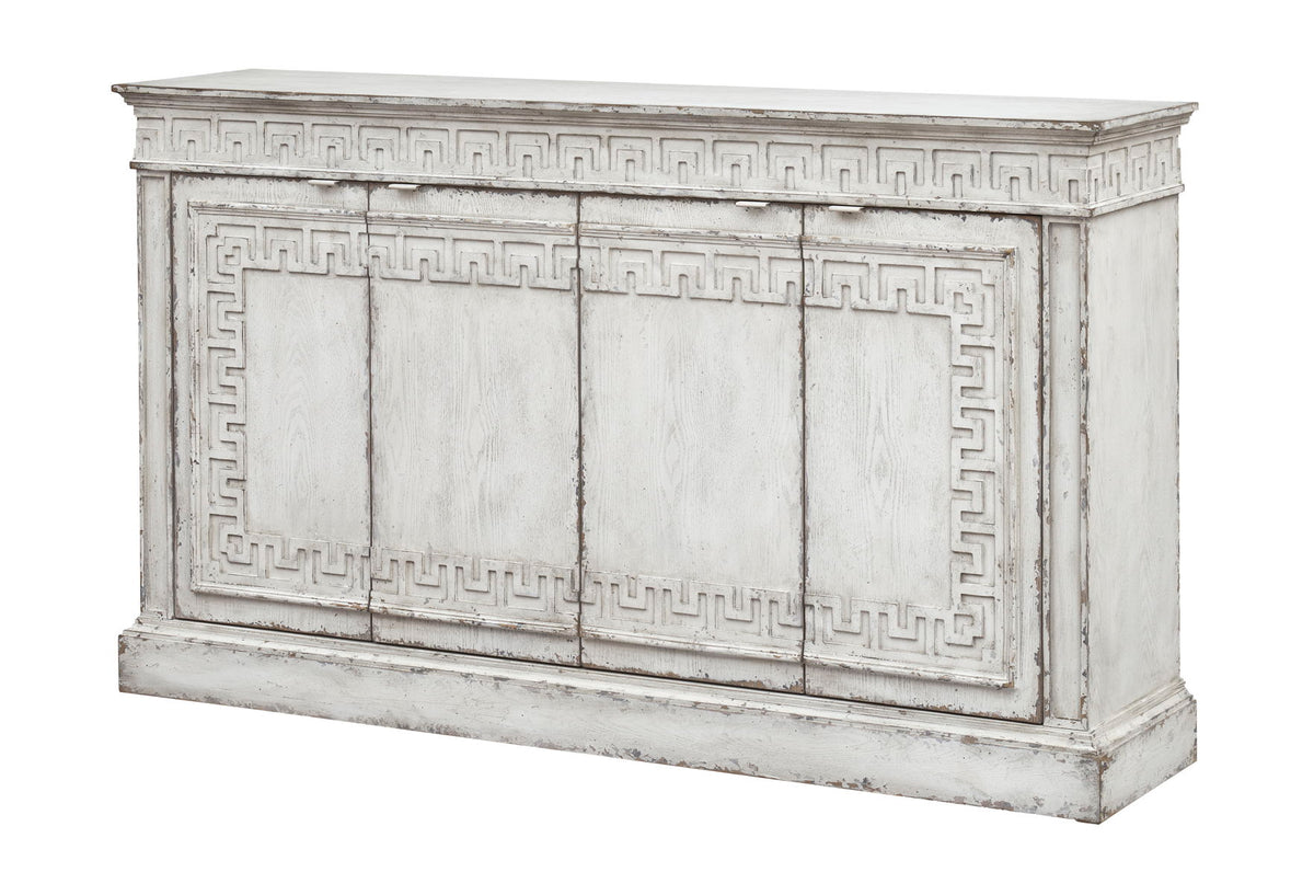 Alinda - Four Door Credenza - White - Premium Credenzas from Coast2Coast Home - Just $4537.50! Shop now at brett interiors