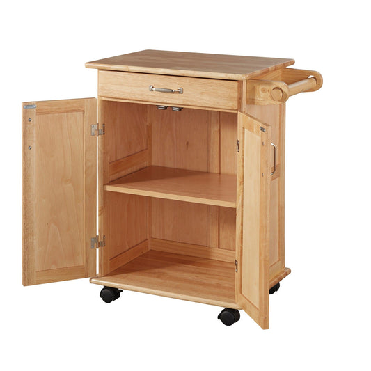 General Line - Kitchen Cart - Wood - Light Brown - 33.75" - Premium Islands & Carts from Homestyles - Just $684.98! Shop now at brett interiors