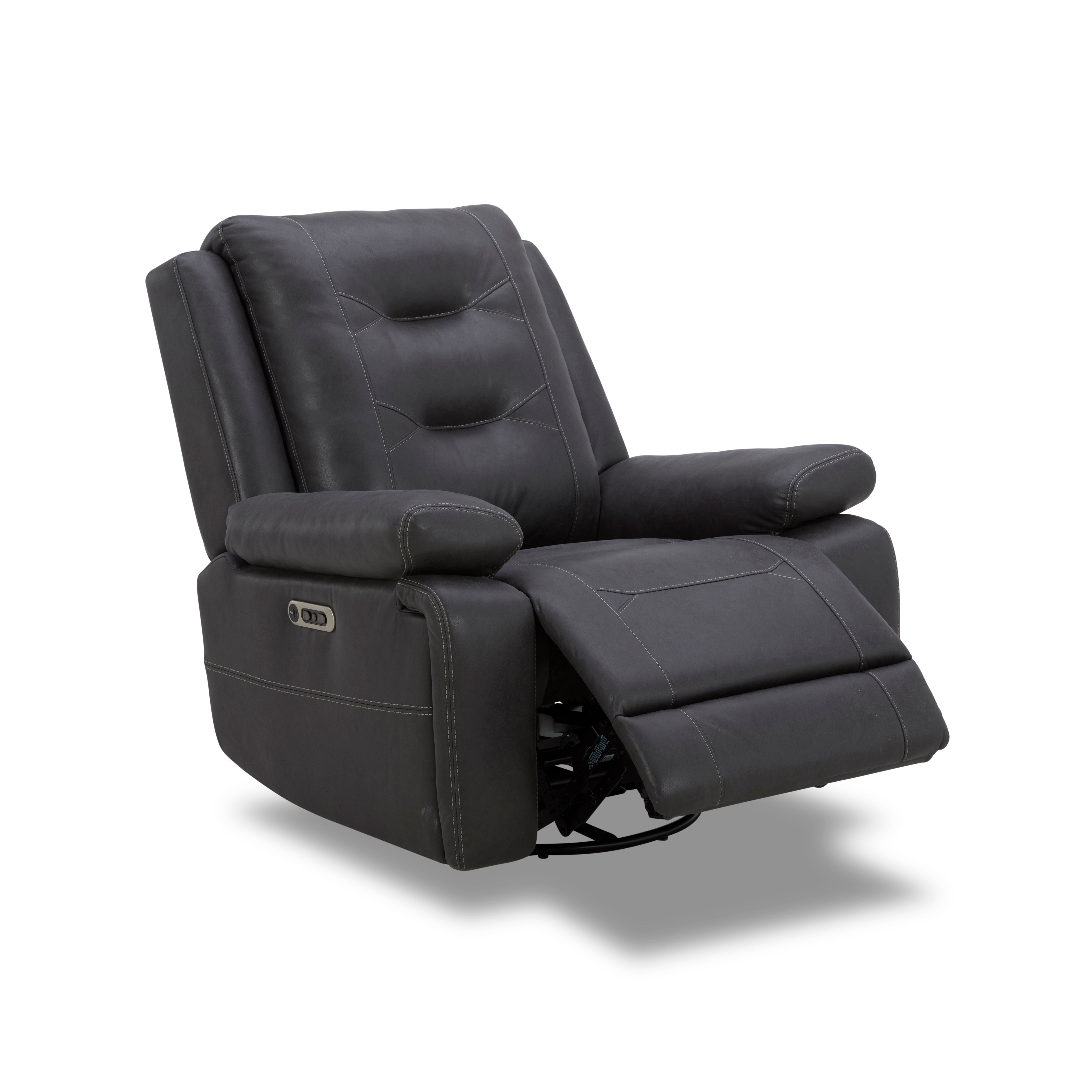 Caldwell - Power Swivel Glider Recliner - Tahoe Charcoal - Premium Swivel Glider Chairs from Parker Living - Just $822.50! Shop now at brett interiors