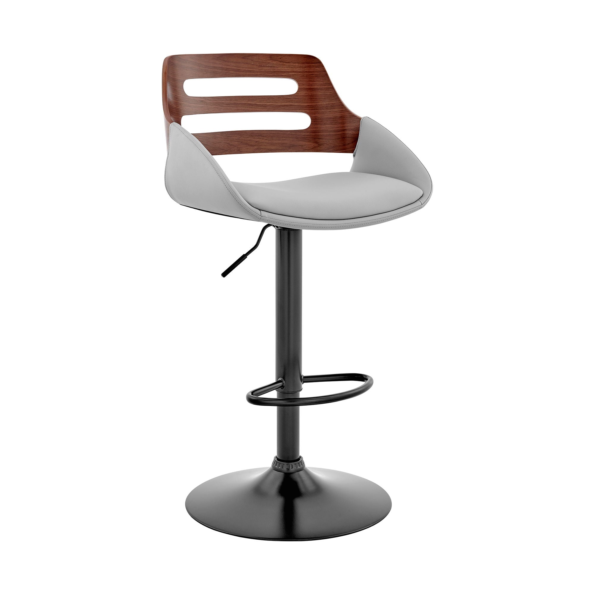 Karter - Adjustable Bar Stool - Premium Adjustable Height from Armen Living - Just $220! Shop now at brett interiors