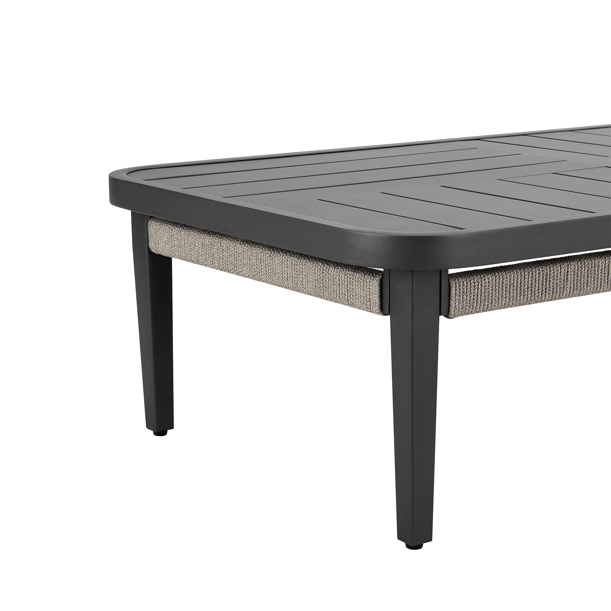 Zella - Rectangular Coffee Table - Charcoal / Light Gray - Premium Coffee Tables from Armen Living - Just $947.50! Shop now at brett interiors