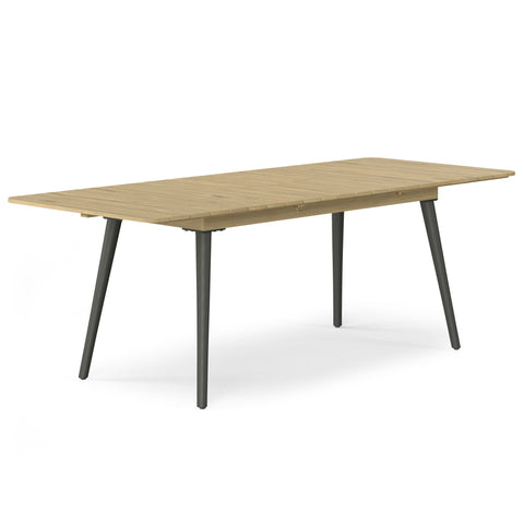 Beachside - Outdoor Extendable Dining Table - Light Teak - Premium Dining Tables from Simpli Home - Just $1158! Shop now at brett interiors