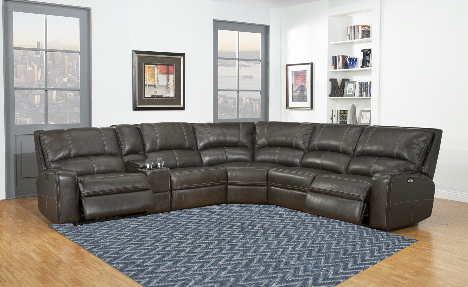 Swift - 6 Piece Power Reclining Sectional - Premium Reclining Sectionals from Parker Living - Just $6122.50! Shop now at brett interiors