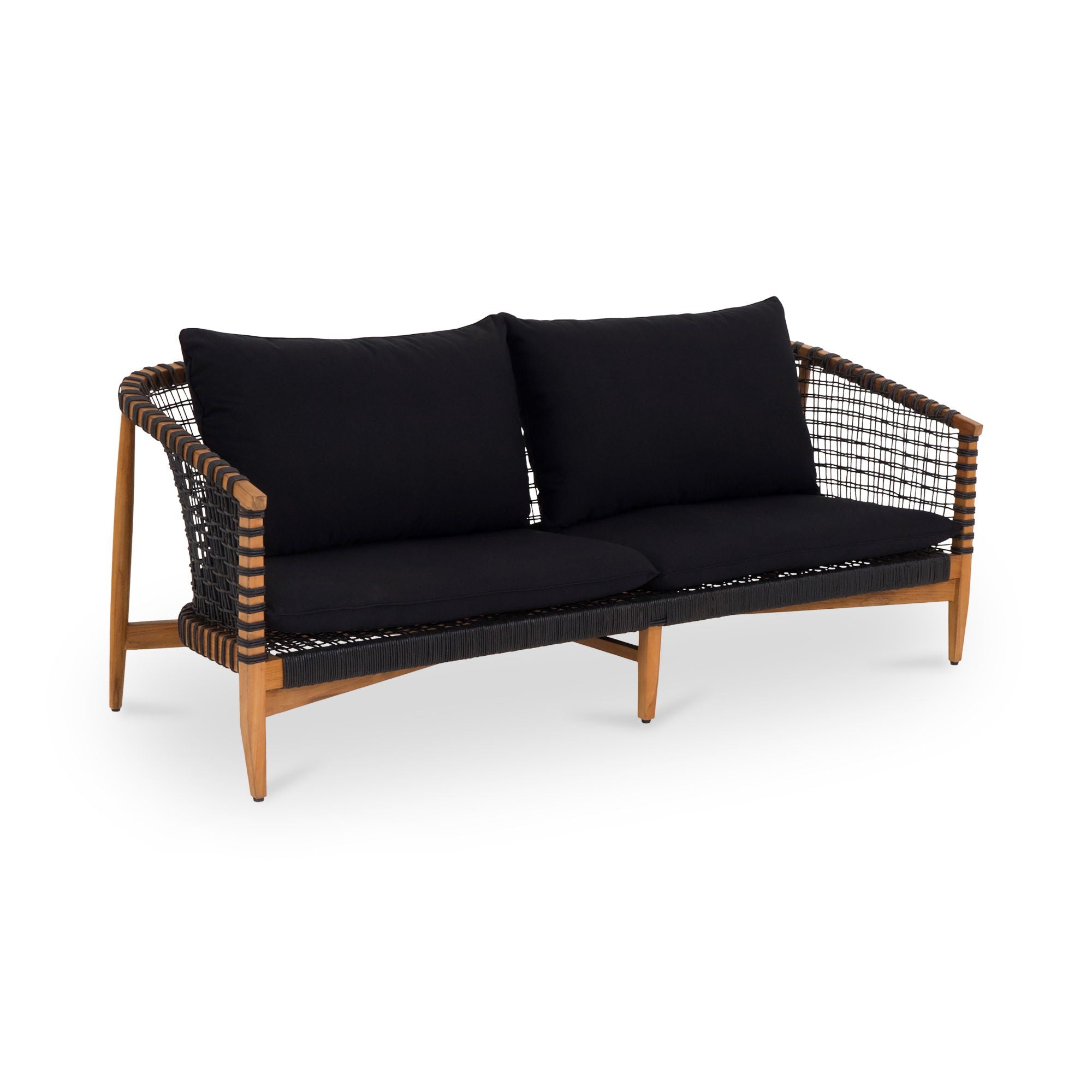 Kuna - Outdoor Sofa - Black - Premium Sofas from Moe's Home Collection - Just $6247.50! Shop now at brett interiors