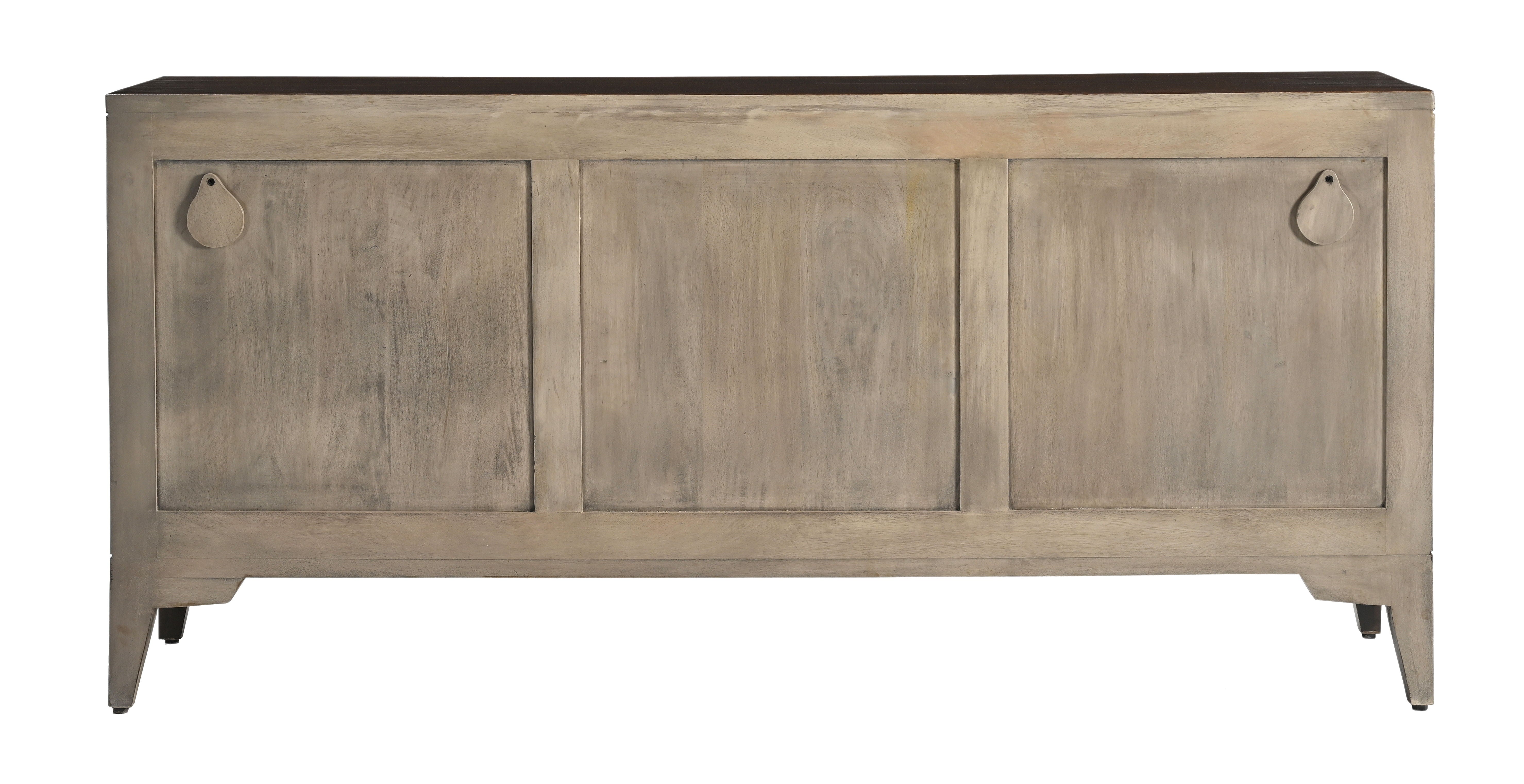 Ogallala - Three Door Credenza - Distressed Brown / Tan - Premium Credenzas from Coast2Coast Home - Just $4950! Shop now at brett interiors