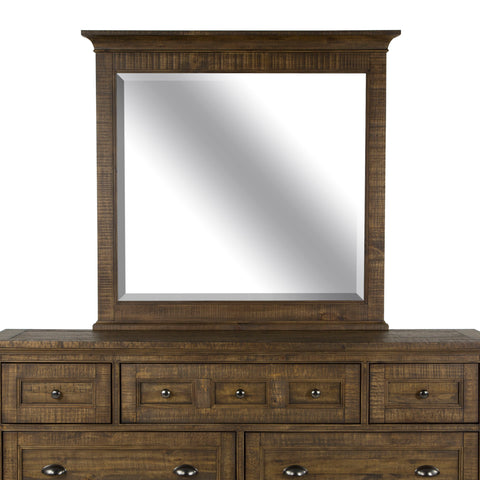 Bay Creek - Landscape Mirror - Toasted Nutmeg - Premium Landscape Mirrors from Magnussen Furniture - Just $319! Shop now at brett interiors