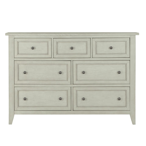 Raelynn - 7 Drawer Dresser - Weathered White - Premium Dressers from Magnussen Furniture - Just $1369! Shop now at brett interiors