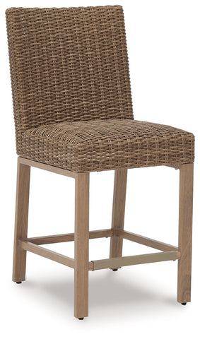 Walton Bridge - Driftwood - Barstool (Set of 2) - Premium Stool Sets from Signature Design by Ashley® - Just $952.88! Shop now at brett interiors