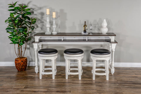 Carriage House - Console Table - White / Dark Brown - Premium Console Tables from Sunny Designs - Just $698! Shop now at brett interiors