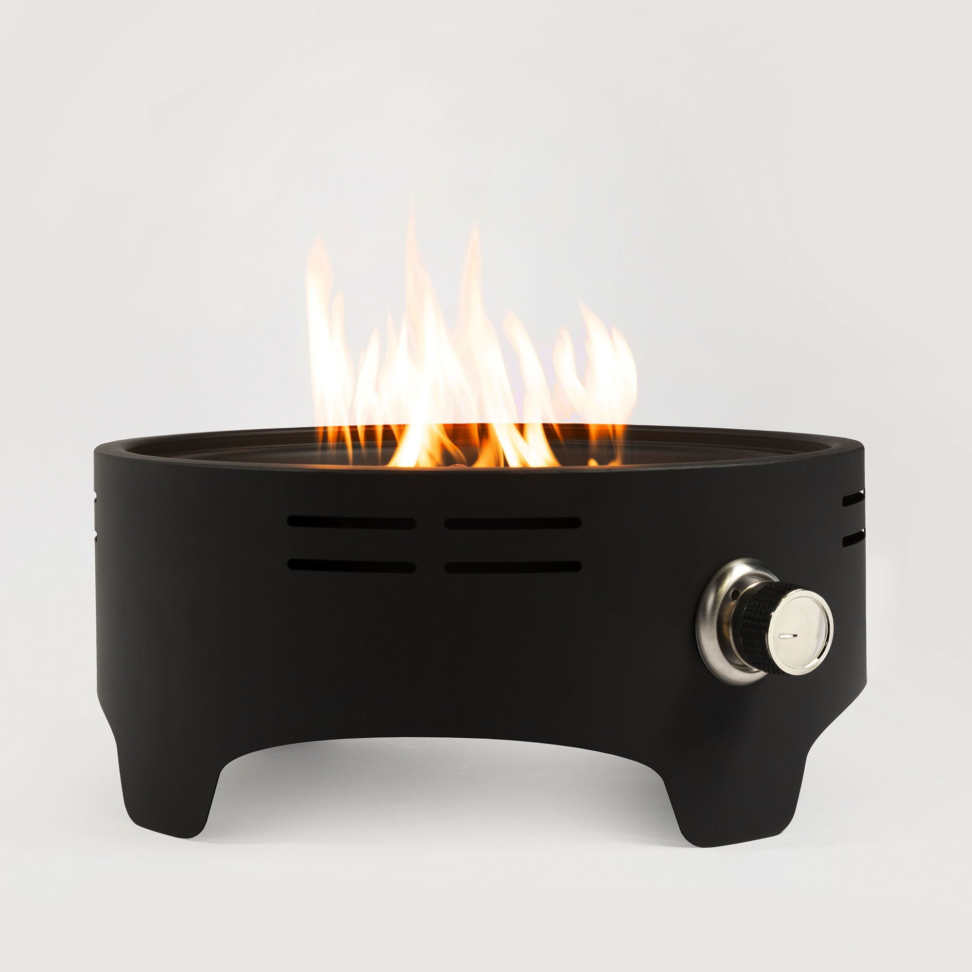 15" Outdoor Portable Propane Fire Pit, Camping Fire Pit With Cooking Support Tabletop Fire Pit With Quick Connect Regulator - Black - Premium Fire Pits from AS Outdoor Heating - Just $163! Shop now at brett interiors