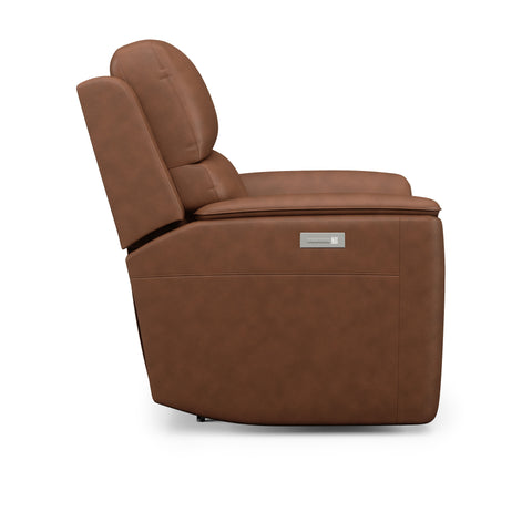 Henry - Power Recliner with Power Headrest & Lumbar - Premium Reclining Chairs from Flexsteel - Just $700! Shop now at brett interiors