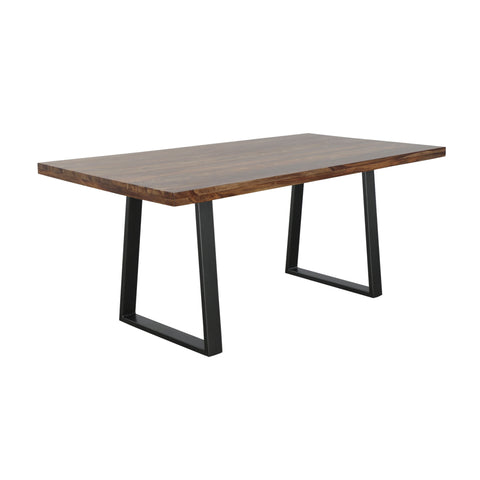 Brownstone Springs - Dining Table - Nut Brown / Gunmetal - Premium Dining Tables from Coast2Coast Home - Just $3135! Shop now at brett interiors