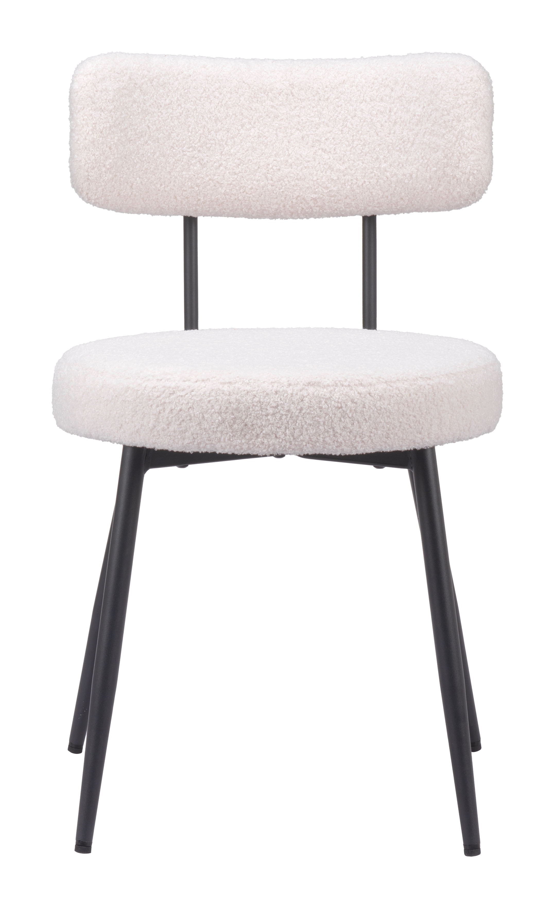 Blanca - Dining Chair (Set of 2) - Ivory - Premium Chair Sets from Zuo Modern - Just $700! Shop now at brett interiors