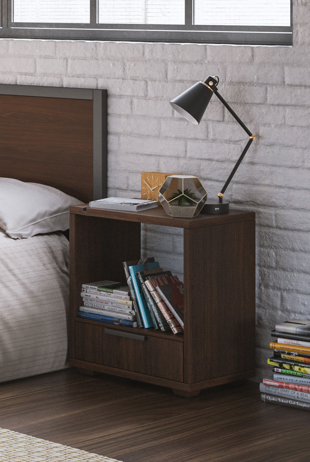 Merge - Nightstand - Premium Accent Nightstands from Homestyles - Just $472.48! Shop now at brett interiors