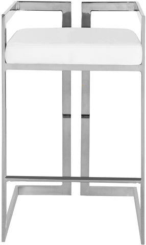 Ezra - Stool with Chrome Legs (Set of 2) - Premium Stool Sets from Meridian Furniture - Just $775! Shop now at brett interiors