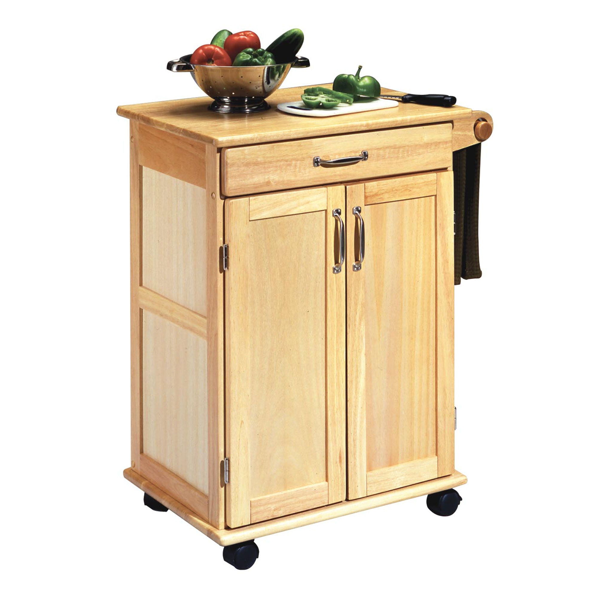 General Line - Kitchen Cart - Wood - Light Brown - 33.75" - Premium Islands & Carts from Homestyles - Just $684.98! Shop now at brett interiors