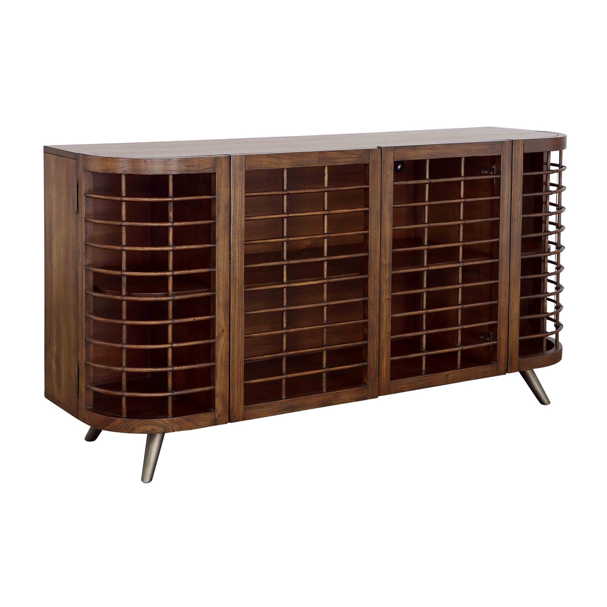 Manchester - Four Door Credenza - Brown - Premium Credenzas from Coast2Coast Home - Just $4537.50! Shop now at brett interiors