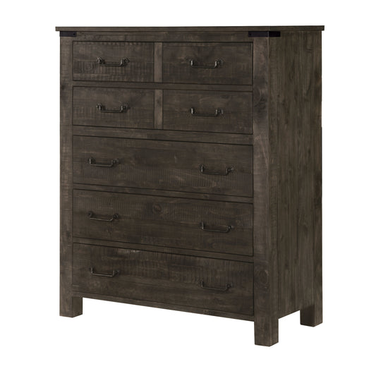 Abington - 5 Drawer Chest - Weathered Charcoal - Premium Accent Chests from Magnussen Furniture - Just $1809! Shop now at brett interiors