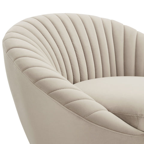 Bella - Velvet Swivel Accent Chair - Premium Swivel Chairs from Armen Living - Just $680! Shop now at brett interiors