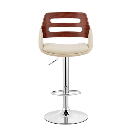 Karter - Adjustable Bar Stool - Premium Adjustable Height from Armen Living - Just $220! Shop now at brett interiors