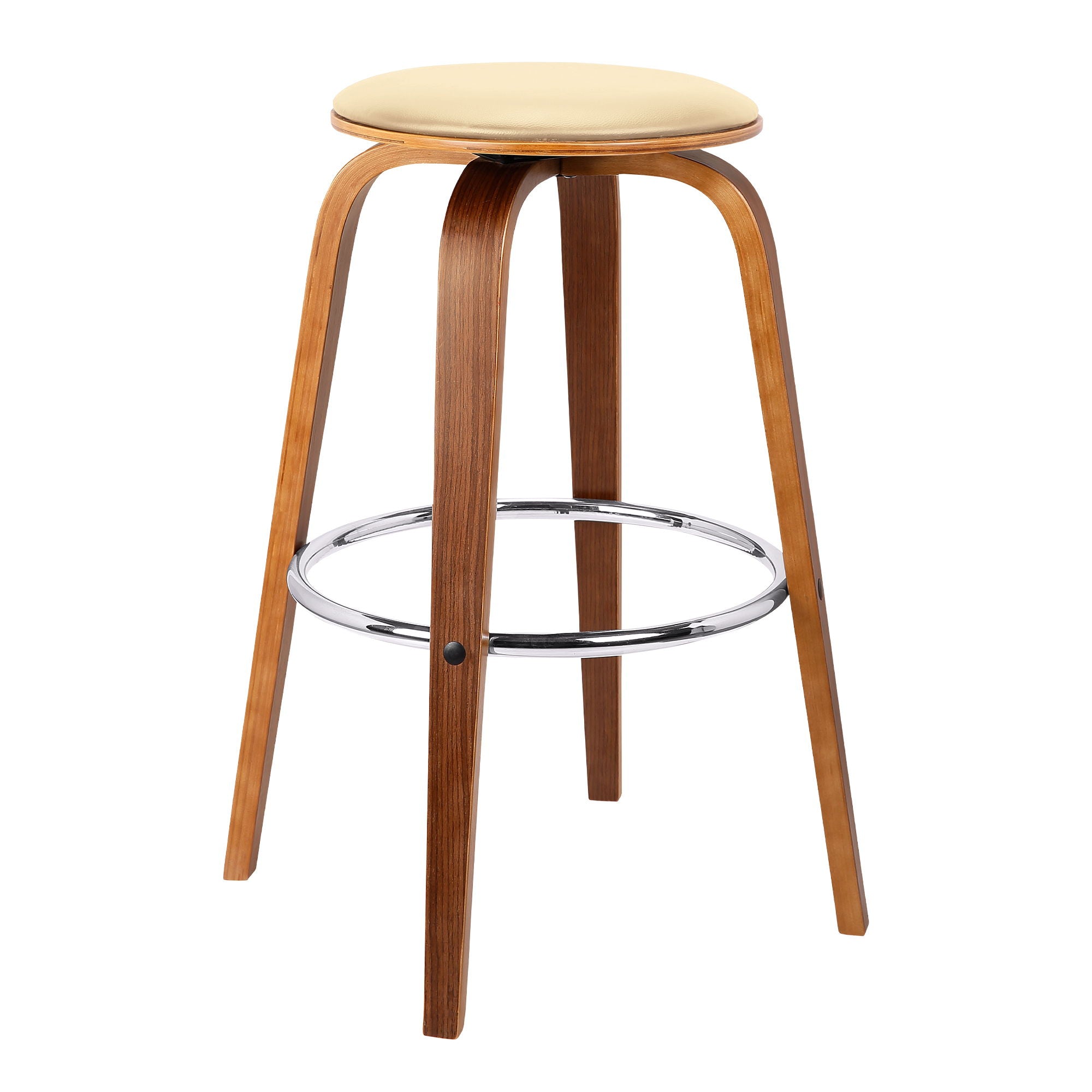 Harbor - Backless Swivel Mid-Century Modern Bar Stool - Premium Counter Height (24"-27") from Armen Living - Just $150! Shop now at brett interiors