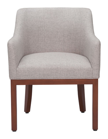 Berbera - Dining Chair - Gray - Premium Arm Chairs from Zuo Modern - Just $1300! Shop now at brett interiors