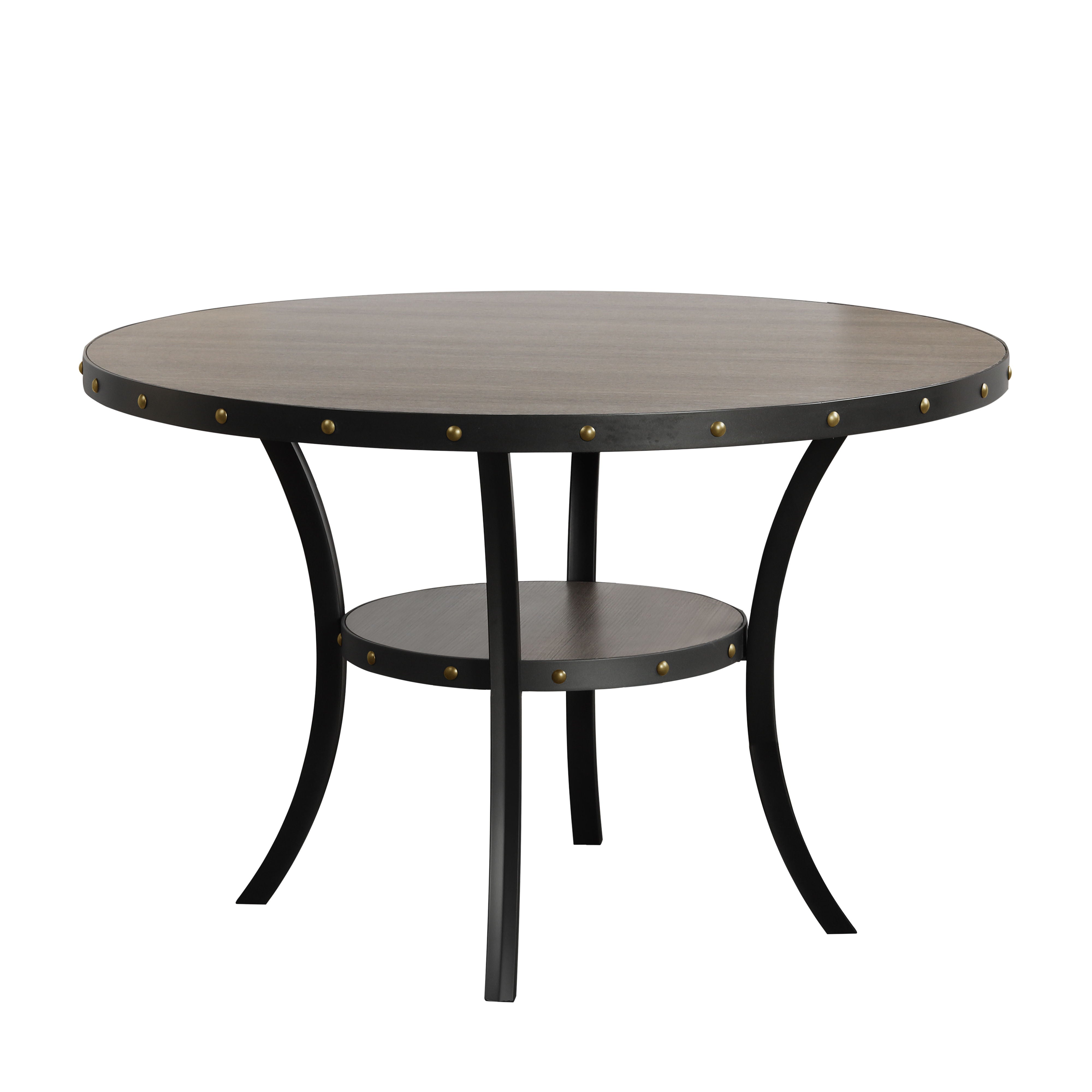 Crispin - Round Dining Table - Gray - Premium Dining Tables from New Classic - Just $322.50! Shop now at brett interiors