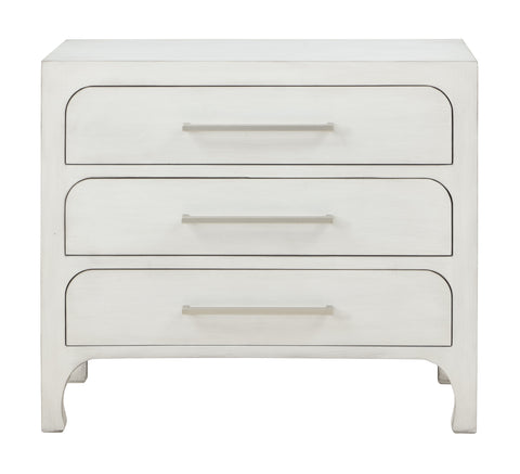 Oxford - Three Drawer Accent Chest - Burnished White - Premium Accent Chests from Coast2Coast Home - Just $2062.50! Shop now at brett interiors