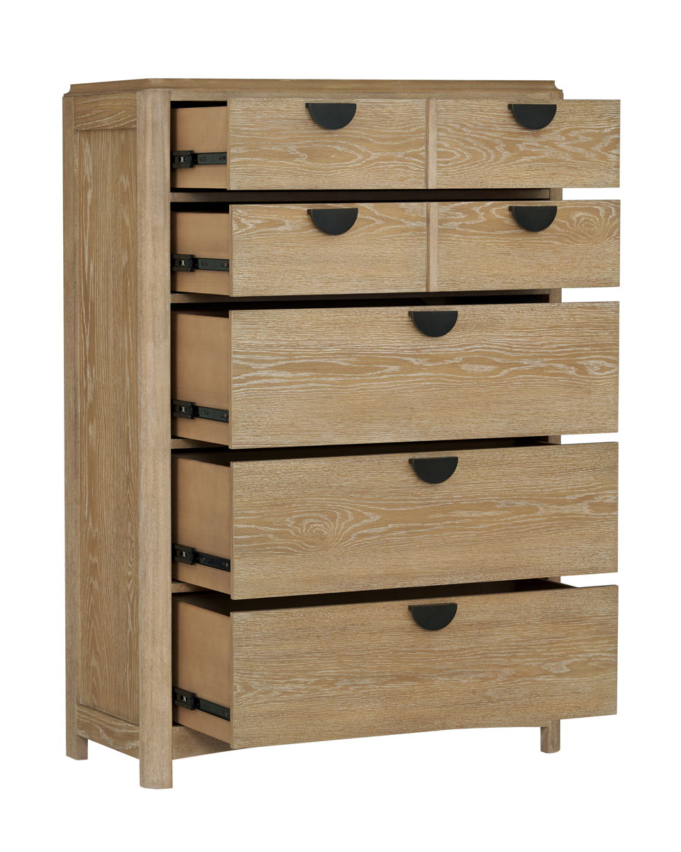 Escape - Bedroom 5 Drawer Chest With Cedar Bottom - Glazed Natural Oak - Premium Accent Chests from Parker House - Just $872.50! Shop now at brett interiors